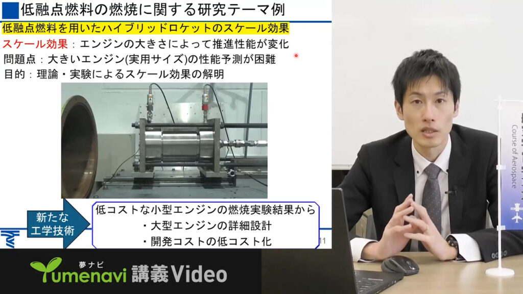 講義動画「安くて安全なハイブリッドロケットの大きな問題点」