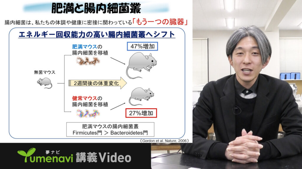 夢ナビ講義動画「食品で解き明かす！からだのしくみと健康の秘密」
