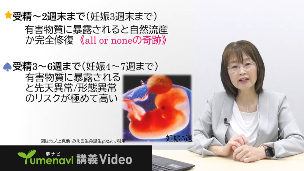 夢ナビ講義動画「生命誕生の神秘と奇跡　健康な生命を未来に継承する」