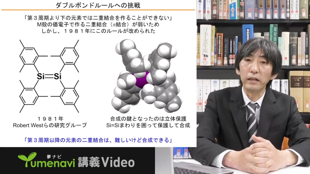 夢ナビ講義動画「色々な元素と有機化学で新しい物質を創る」